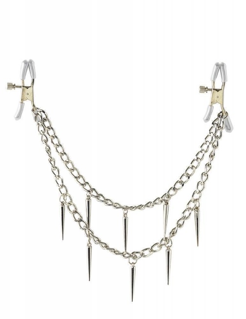 Зажимы для Сосков ROCK HARD NIPPLE CLAMPS SILVER