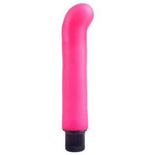 Вибромассажер с загнутым кончиком для зоны G Pipedream Neon Luv Touch XL G-Spot Softees, розовый