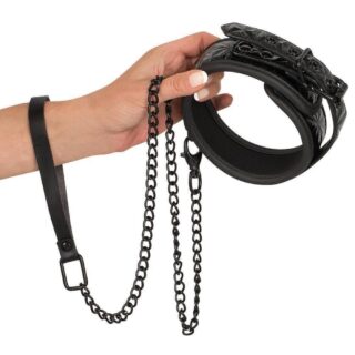 Ошейник и поводок с геометрическим узором ORION Collar with Leash