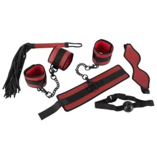 Набор для фиксации ORION 5-piece Bondage Set 5 предметов, красно-черный