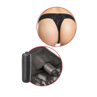 Вибропуля-вкладка Pipedream Hanky Spank Me Plus Size Vibrating Panties
