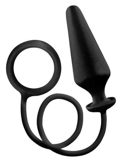 Эрекционное кольцо с анальным плагом Excellent Power Mens Rover 4 inch Butt Plug