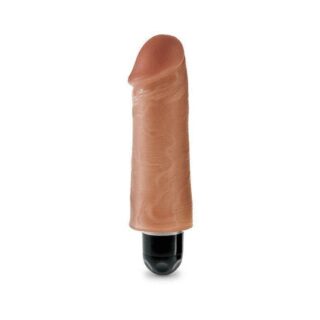 Вибромассажер Pipedream King Cock 5" Vibrating Stiffy Tan, загорелый