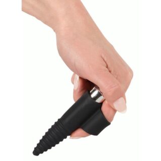 Вибронасадка на палец ORION Finger Vibrator by Black Velvets с винтовым наконечником