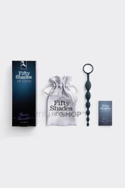 Анальная цепочка Fifty Shades Of Grey Anal Beads, черная от IntimShop