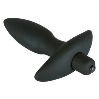 Анальная пробка с вибрацией Orion Black Velvets S, черная