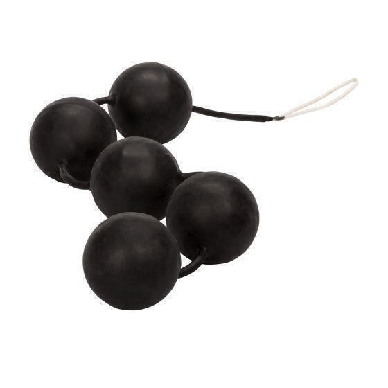 Анальные шарики California Exotic Novelties Power Balls, черный