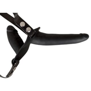Анальный страпон с вагинальной стимуляцией Orion Double Strap On, черный
