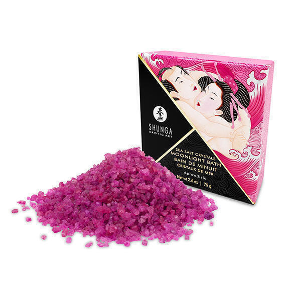 Соль для ванны Shunga Moonlight Bath Эротическая роза, мини, 75 гр