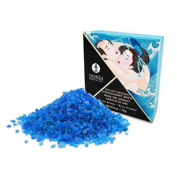 Соль для ванны Shunga Moonlight Bath Океанский бриз, мини, 75 гр