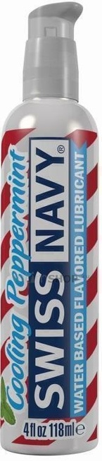Ароматизированный лубрикант Swiss Navy Flavored Мятные конфеты на водной основе, 118 мл