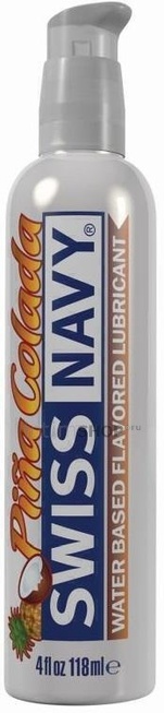 Ароматизированный лубрикант Swiss Navy Flavored Пина-Колада на водной основе, 118 мл