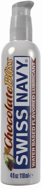 Ароматизированный лубрикант Swiss Navy Flavored Шоколад на водной основе, 118 мл