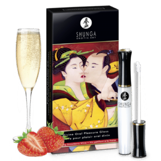 Блеск для губ Shunga Oral Pleasure Glos Клубника с шампанским, 10 мл