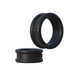 Эрекционные кольца PipeDream Max-Width C-Ringz, 2 шт, чёрный