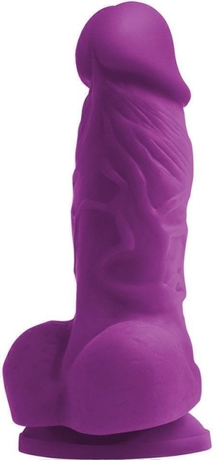 Фаллоимитатор на присоске NS Novelties Colours Pleasures 4", фиолетовый