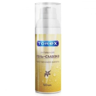 Гель-смазка Torex "Чувственная ваниль" на силиконовой основе, 50 мл