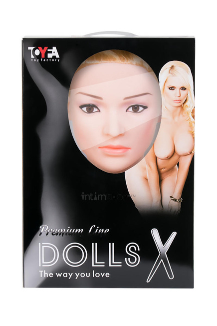 Кукла надувная с реалистичной головой ToyFa Dolls-X Premium Line от IntimShop