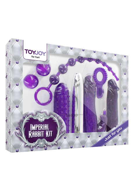 Набор секс-игрушек Toy Joy Imperial Rabbit Kit, фиолетовый от IntimShop