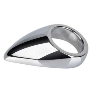 Металлическое эрекционное кольцо 55 мм Teardrop Cockring - 55 mm