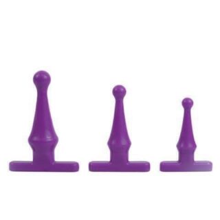 Набор анальных стимуляторов Topco Sales Climax Anal Tush Teaser Training Kit, фиолетовый