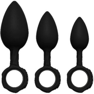Набор Bathmate Anal Training Plugs для анальной подготовки, 3 шт в наборе, чёрный