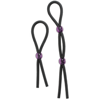 Набор эрекционные лассо Doc Johnson Silicone Cock Ties - Black, черный