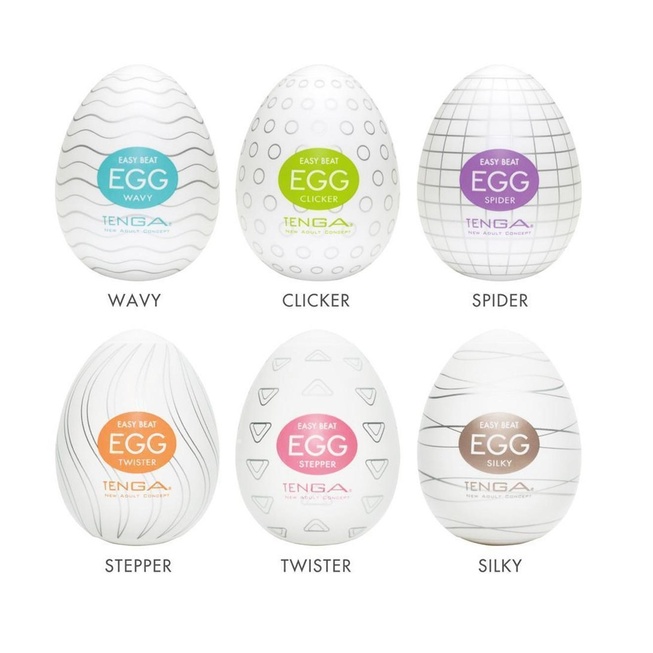 Набор мастурбаторов Tenga Egg, №1