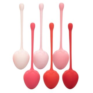 Набор одинарных вагинальных шариков California Exotic Novelties Kegel Training Set Strawberry