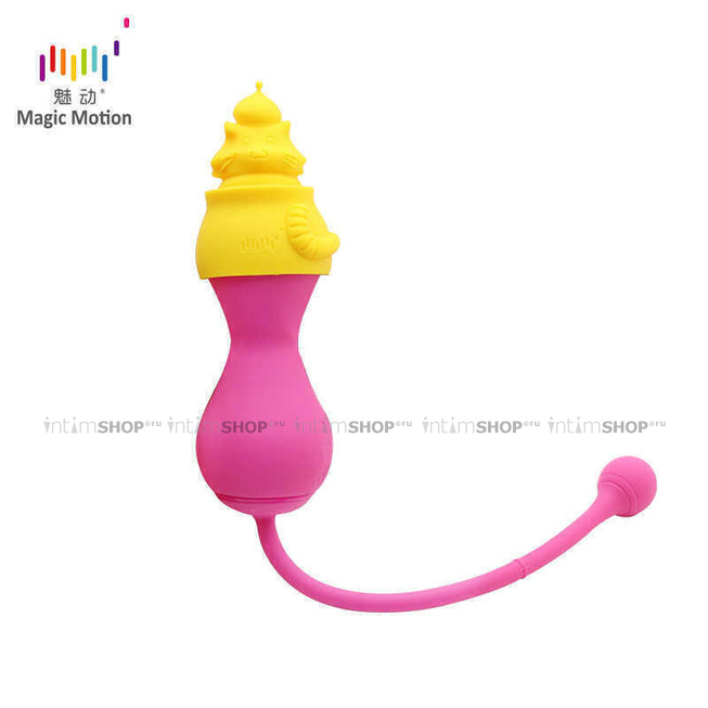 Насадка-Стимулятор Magic Motion Magic Cap, жёлтый от IntimShop