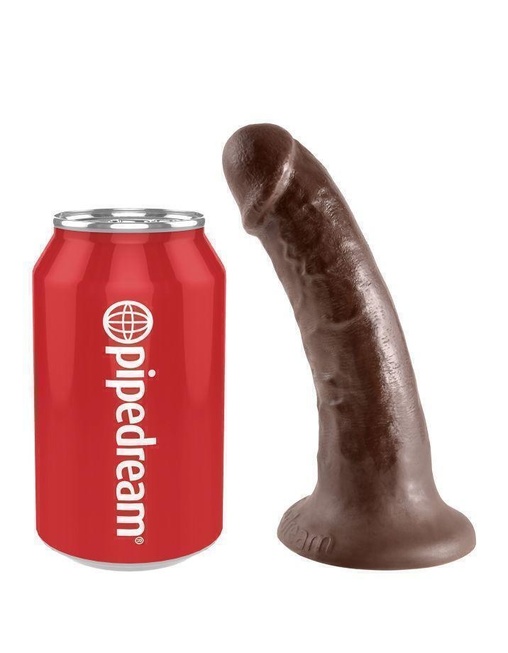 Фаллоимитатор на присоске PipeDream King Cock 6 Cock, коричневый