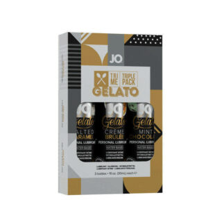 Подарочный набор вкусовых лубрикантов JO Tri-Me Triple Pack - Gelato
