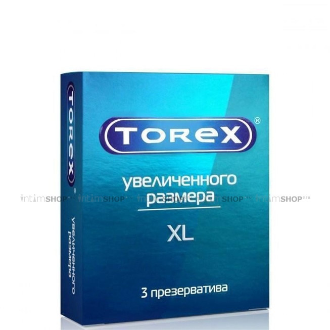Презервативы большого размера гладкие Torex, 3 шт от IntimShop