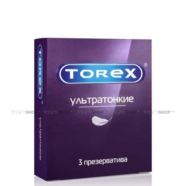 

Презервативы ультратонкие гладкие Torex, 3 шт