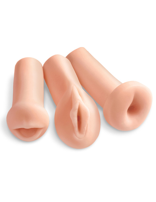 Набор мастурбаторов вагина-анус-ротик Pipedream Extreme Toyz All 3 Holes