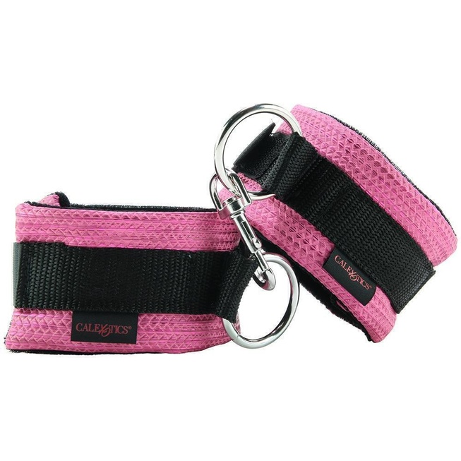 Универсальные наручники California Exotic Novelties Tickle Me Pink, розовый