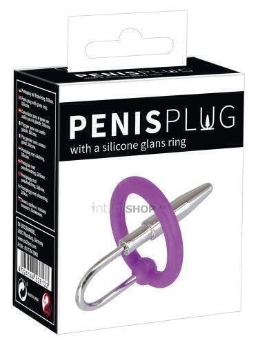 Уретральный Плаг Orion Penis Plug с силиконовым кольцом под головку от IntimShop
