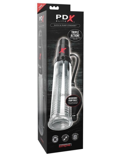 

Вакуумная вибропомпа PDX Elite Suck-N-Pump Stroker