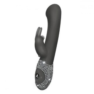 Вибратор кролик для G-точки The Rabbit Company The G-Spot Rabbit Crystalized, черный
