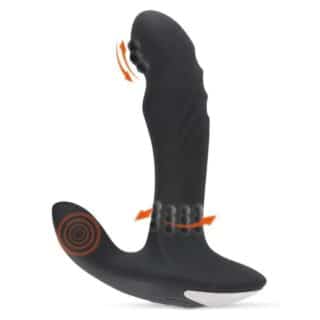Вибромассажер простаты с функцией римминга и мануального массажа Rebel Plug with Perineum Stimulator