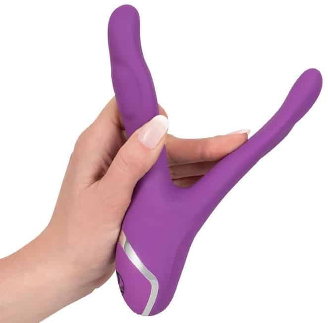 Вибромассажер с двумя отростками Sweet Smile Double Vibrator by Sweet Smile