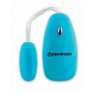 Вибропуля на пульте управления Pipedream Neon Luv Touch 5-Function Bullet, голубая