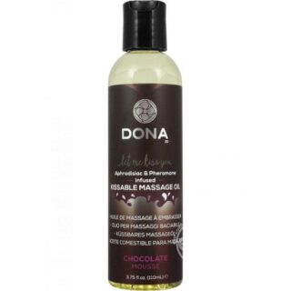 Вкусовое массажное масло Dona Kissable Aroma Chocolate Mousse, 125 мл флакон