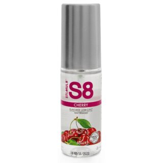 Вкусовой лубрикант StimulS8 Flavored Lube Вишня на водной основе, флакон 50 мл