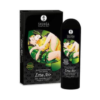 Гель для мужчин и женщин Shunga Lotus Noir возбуждающий, 60 мл